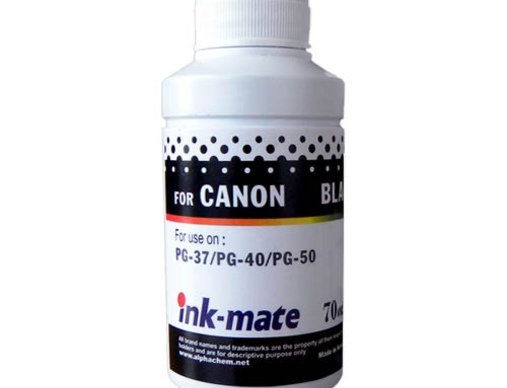Чернила для CANON PG-37/ PG-40/ PG-50 (70мл, black pigment) CIM-04A Ink-Mate - изображение