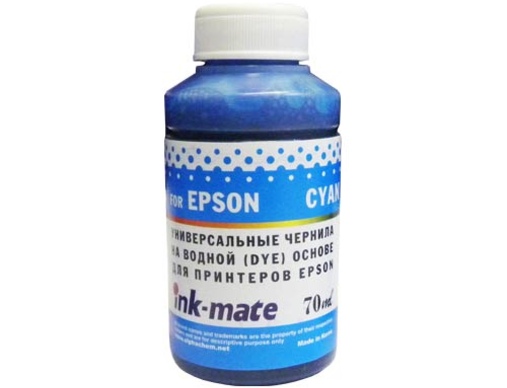 Чернила универсальные для EPSON (70мл, cyan, Dye)  EIM-UC Ink-Mate - изображение