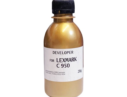 Девелопер Lexmark C 950/952/ X 950/952/954 (фл,28) Gold ATM - изображение