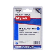 Картридж HP C4911A (82) синий (72ml, Dye) MyInk SAL - изображение
