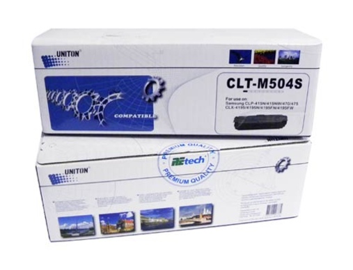 Картридж SAMSUNG CLP-415/CLX-4195 (CLT-M504S) (1,8K) красный UNITON Premium - изображение