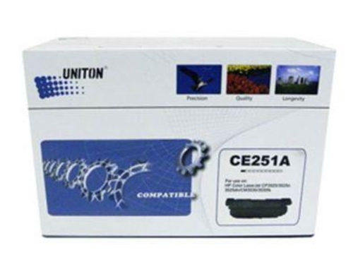 Картридж HP CE251A синий (7K) UNITON Premium - изображение
