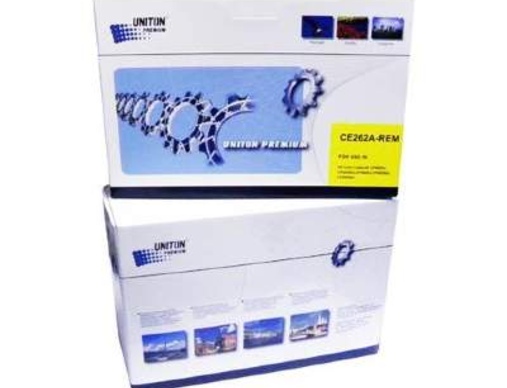 Картридж HP CE262A (восстановленный) желтый (11K) UNITON Premium - изображение