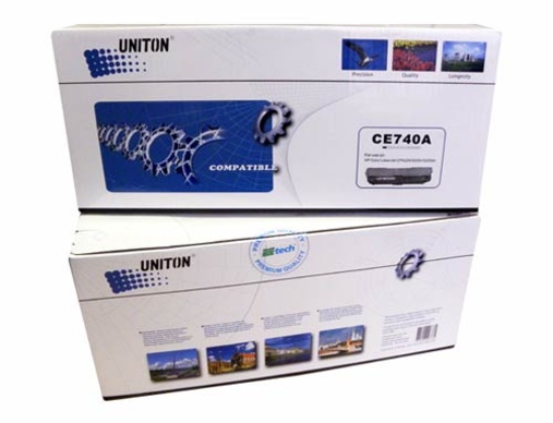 Картридж HP CE740A (307A) (восстановленный) черный (7K) UNITON Premium - изображение
