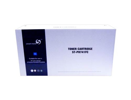 Картридж HP CE741A синий (7,3K) Smart Mate - изображение