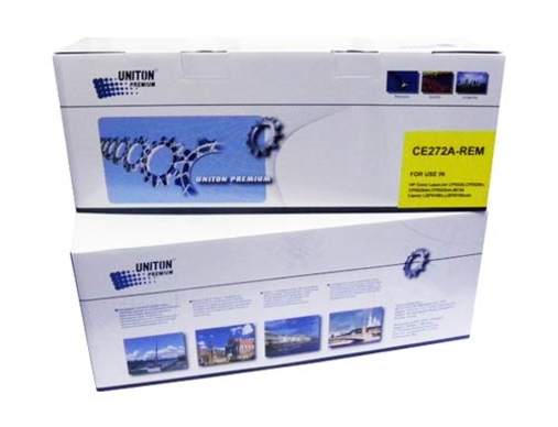 Картридж HP CE272A (650A) (восстановленный) желтый (13K) UNITON Premium - изображение