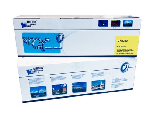 Картридж HP CF532A (205A) желтый (0,9K) UNITON Premium - изображение