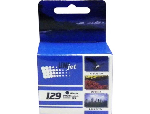 Картридж HP C9364HE (129) черный 11 ml Unijet - изображение