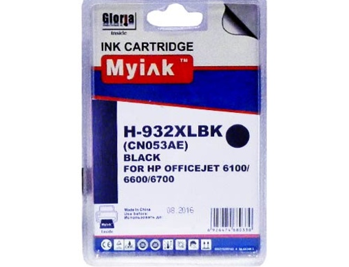 Картридж HP CN053AE (932XL) черный (40ml, Pigment) MyInk - изображение