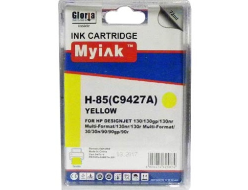Картридж HP C9427A (85) желтый MyInk SAL - изображение