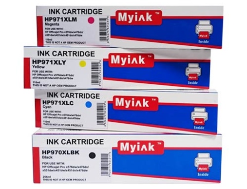 Картридж HP CN627AE (971XL) красный (110ml, Pigment) MyInk - изображение