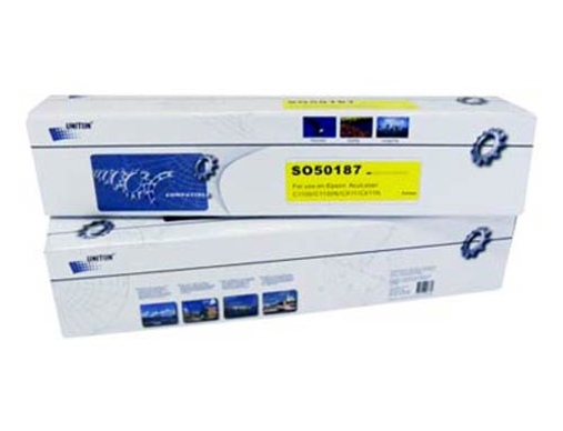 Картридж EPSON (S050187) желтый (4К) UNITON Premium - изображение