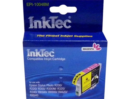 Картридж EPSON R200/300/RX500/600 (T0483) красный InkTec - изображение