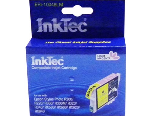 Картридж EPSON R200/300/RX500/600 (T0486) светло-красный InkTec - изображение