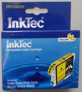 Картридж EPSON St Photo R240/RX520 (T0554) желтый InkTec - изображение