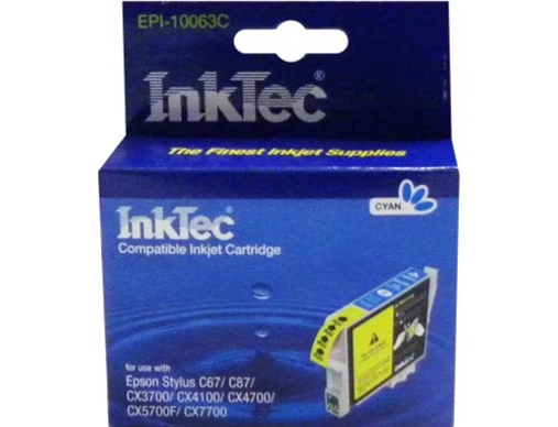 Картридж EPSON St C67/87,CX3700/4700 (T0632) синий InkTec - изображение