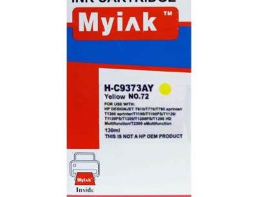Картридж HP C9373A (72) желтый (130ml, Dye) MyInk - изображение