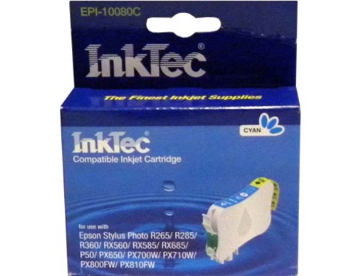 Картридж EPSON St Photo P50 (T0802) синий InkTec - изображение