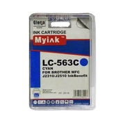 Картридж Brother MFC-J2510 (LC563C) синий MyInk - изображение