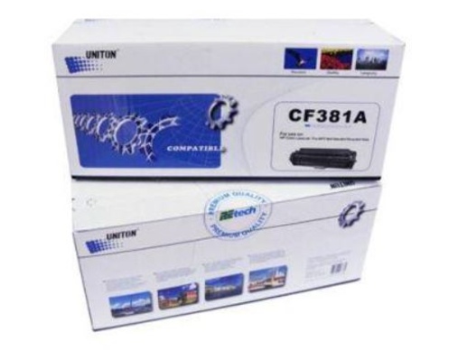 Картридж HP CF381A (312A) синий (2,7K) UNITON Premium - изображение