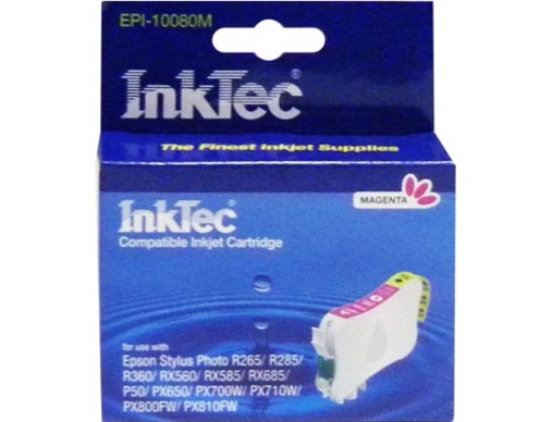 Картридж EPSON St Photo P50 (T0803) красный InkTec - изображение