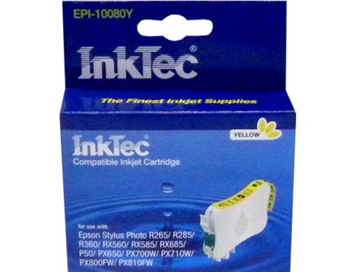 Картридж EPSON St Photo P50 (T0804) желтый InkTec - изображение