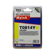 Картридж EPSON R270/390/RX590/TX700/1410 (T0814/T0824) жёлтый (16ml, Dye) MyInk - изображение
