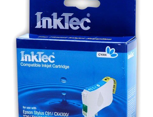 Картридж EPSON St C91/CX4300 (T0922) синий InkTec - изображение