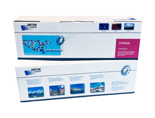 Картридж HP CF543A (203A) красный (1,3K) UNITON Premium - изображение