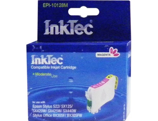 Картридж EPSON St S22/SX125 (T1283) красный InkTec - изображение