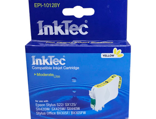 Картридж EPSON St S22/SX125 (T1284) желтый InkTec - изображение