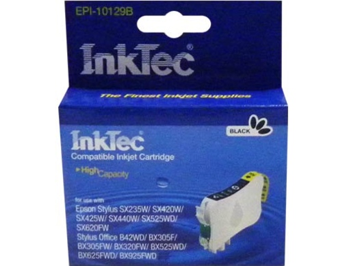 Картридж EPSON St SX420/525/620/Office BX305/525 (T1291) черный InkTec - изображение