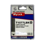 Картридж EPSON St Photo R3000 (T1577) серый MyInk - изображение