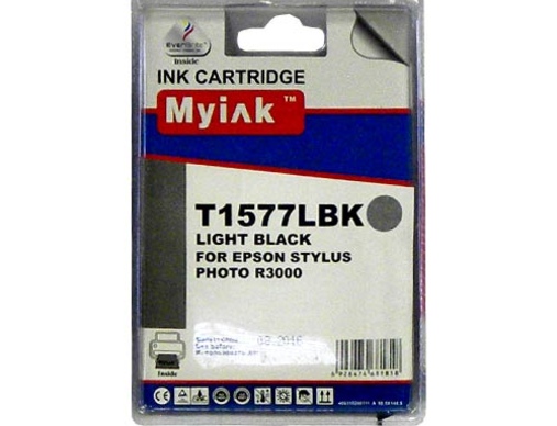 Картридж EPSON St Photo R3000 (T1577) серый MyInk - изображение
