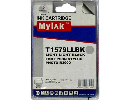 Картридж EPSON St Photo R3000 (T1579) светло-серый MyInk - изображение