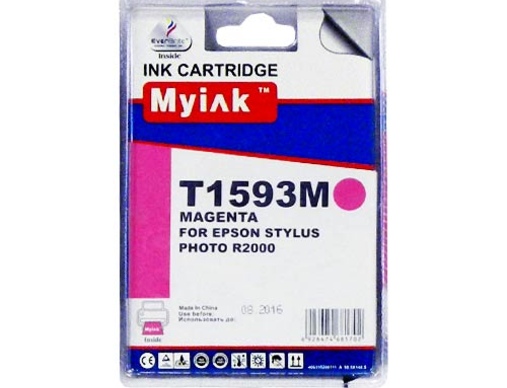 Картридж EPSON St Photo R2000 (T1593) пурпурный (18,4ml, Pigment) MyInk - изображение