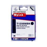 Картридж EPSON St Photo R2000  (T1598) черный матовый (18,4ml, Pigment) MyInk - изображение