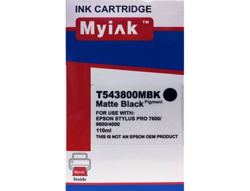 Картридж EPSON St Pro 7600/9600 (T5438) черный матовый MyInk - изображение