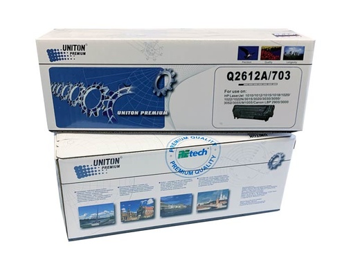Картридж HP Q2612A/CANON Cartridge 703 (2K) UNITON Premium - изображение