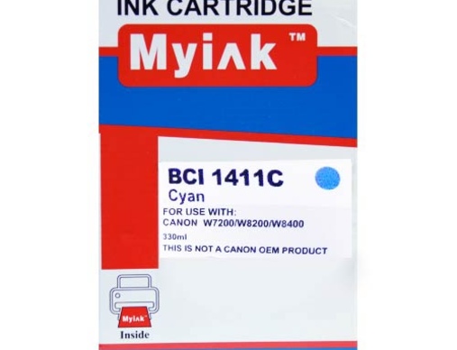 Картридж CANON  BCI-1411C W7200/8200 синий MyInk - изображение