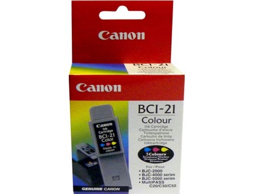 Картридж CANON BJC-4000 BCI-21C цветной (o) - изображение