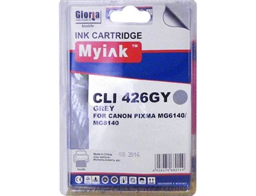 Картридж CANON PIXMA MG6140/8140 CLI-426GY серый (9ml, Dye) MyInk - изображение