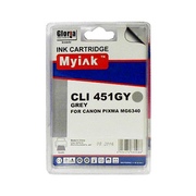 Картридж CANON PIXMA MG6340/7140 CLI-451 XLGY серый (12ml, Dye)  MyInk - изображение