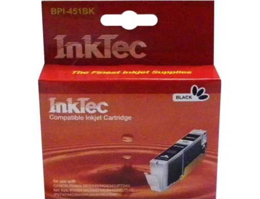 Картридж CANON PIXMA iP7240/MG6340/5440/7140 CLI-451XL BK черный InkTec - изображение