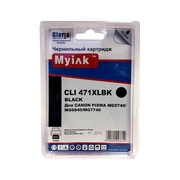 Картридж CANON PIXMA MG7740/6840/5740 CLI-471 XLBK черный MyInk - изображение