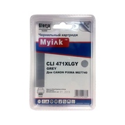 Картридж CANON PIXMA MG7740 CLI-471 XLGY серый MyInk - изображение