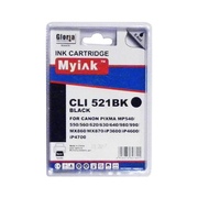 Картридж CANON PIXMA iP3600/4600/ MP540/620/630/980 CLI-521 BK черный (8,4ml, Dye) MyInk - изображение