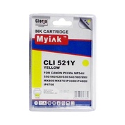 Картридж CANON PIXMA iP3600/4600/ MP540/620/630/980 CLI-521 Y желтый (8,4ml, Dye) MyInk - изображение