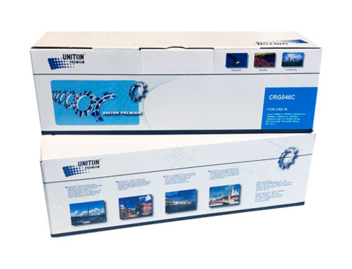 Картридж CANON LBP-653/654/MF734/735 Cartridge 046 C синий (2,3K) UNITON Premium - изображение