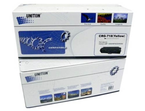 Картридж CANON LBP-7200  Cartridge 718Y желтый (2,8K) UNITON Premium - изображение